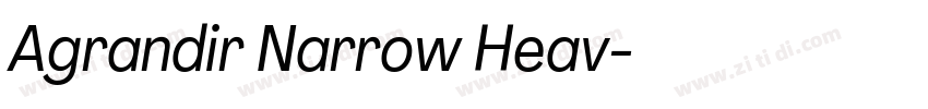 Agrandir Narrow Heav字体转换 Agrandir Narrow Heav字体转换